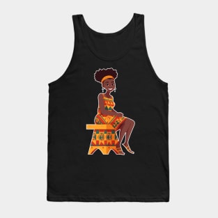 Melanin African Girl Tank Top